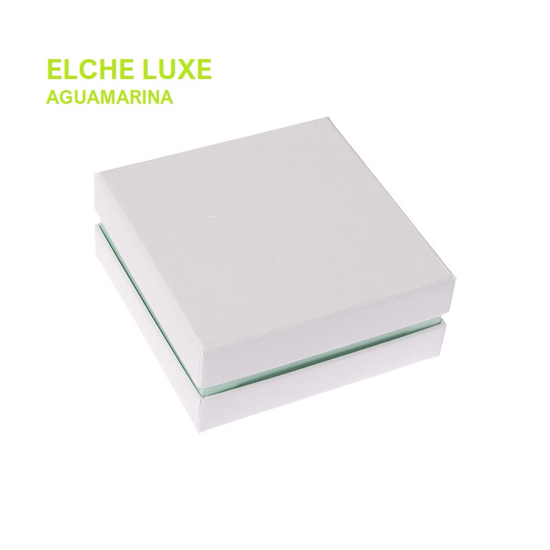 Caja Elche LUXE juego + cadena/colgante 87x87x38 mm.